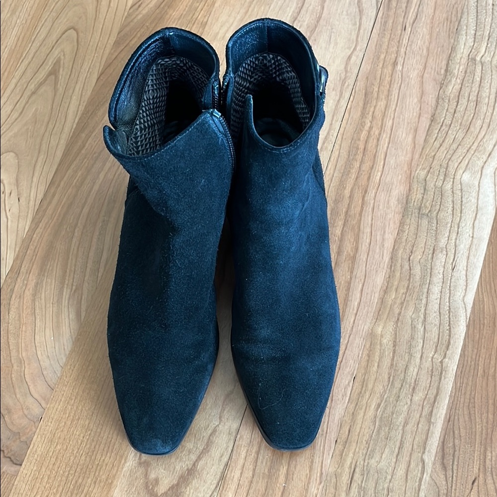 Black Suede Ankle Boots